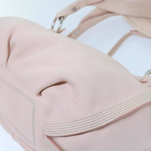 CELINE Hand Bag Leather Pink Auth 63531 - Picture 9 of 16